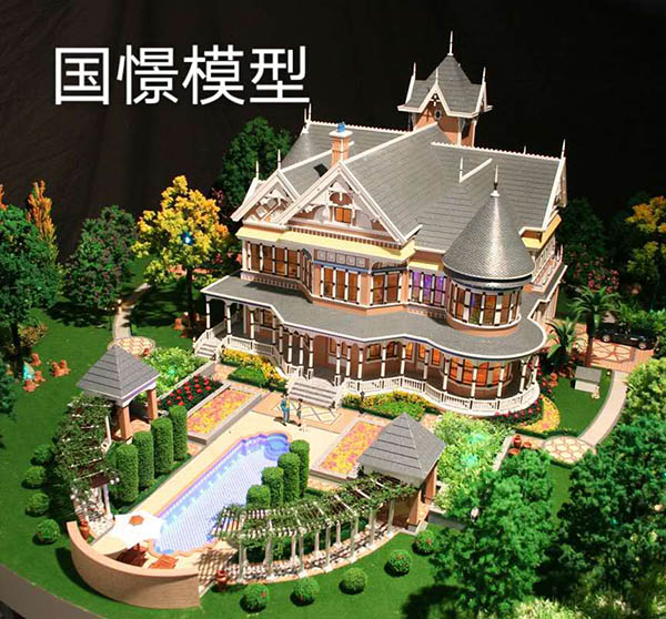 乡城县建筑模型